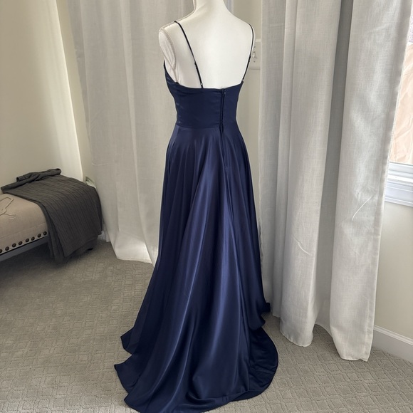 B Darlin Navy and Blue Prom Dress B Darlin Navy and Blue Prom Dress